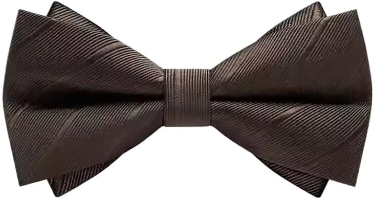 Men Be Engaged Marry Necktie Formal Dress Scarf Shirt Stripe Groomsman Bow Tie