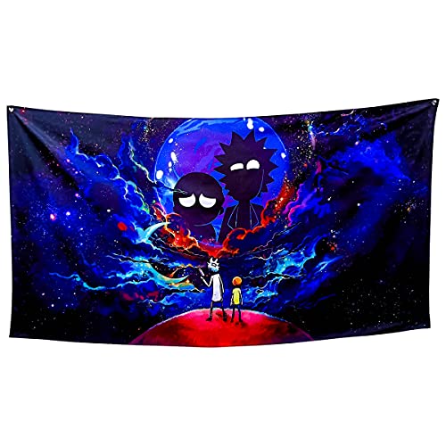 Black Light Tapestry Home Decor for Teen Boys Bedroom (Better Quality, 57  by 31 )