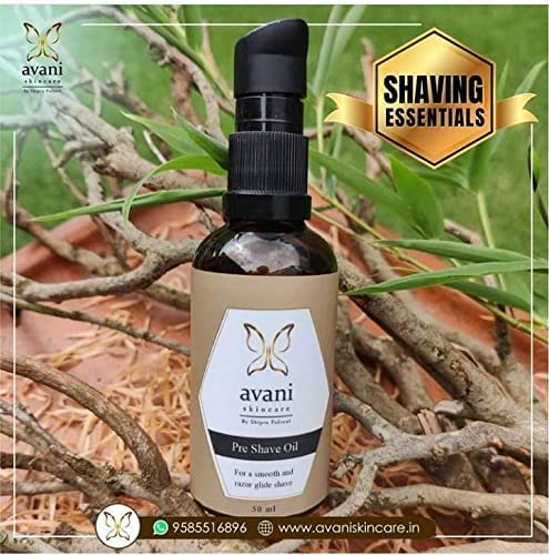 Image of Avani Shaving Combo | 50g Pre Shave Oil & 50g After Shave Balm |For a Smooth And Razor Glide Shave | Softens Beard & Prepares Skin for a Smooth, Razor Burn-Free Shave - All Skin Types