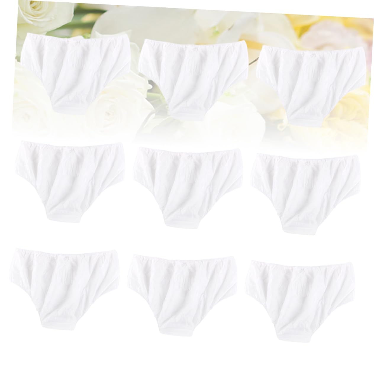 Bragas Desechables para Mujer 100 Unidades, Tejido No Tejido, Color Blanco