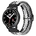 Produktbild Booyi 20mm Armband Kompatibel mit Samsung Galaxy Watch Active 2 40mm/44mm,Samsung Galaxy Watch 4,Galaxy Watch 4 Classic,Galaxy Watch 3 41mm,Garmin Vivo Active 3,Elastic Braided Nylon Armband
