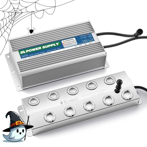 Mxmoonant Fabricante de Niebla de 10 Cabezales Nebulizador ultrasónico Humidificador de Niebla 7L/H 400W para la conservación de Alimentos de la atmósfera del Festival del Paisaje hidropónico