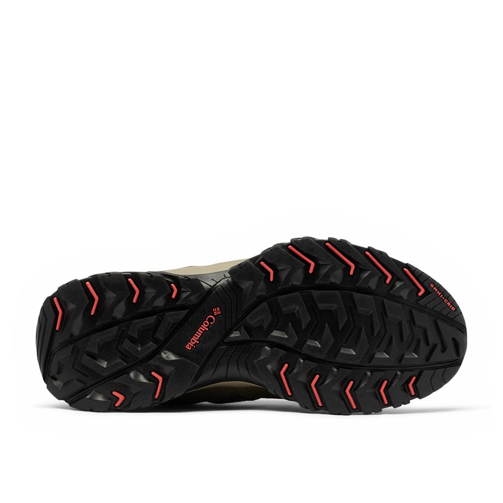 Columbia Redmond 3 Wp, Scarpe da Trekking Basse Donna, Pebble Red Coral, 41 EU