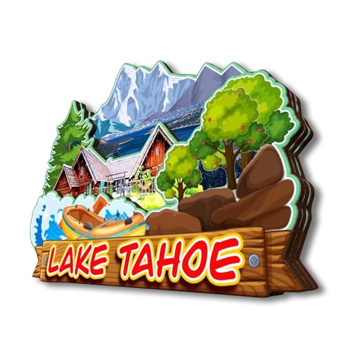 Imán decorativo para nevera Lake Tahoe cuarzo miniatura 3