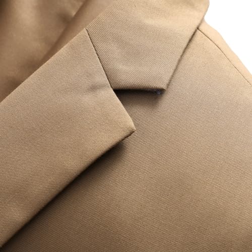 Men's 2 Piece Slim Fit Suit Business Casual Notched Lapel Double Breasted Jacket Pants Set Wedding Suit Prom Suit3