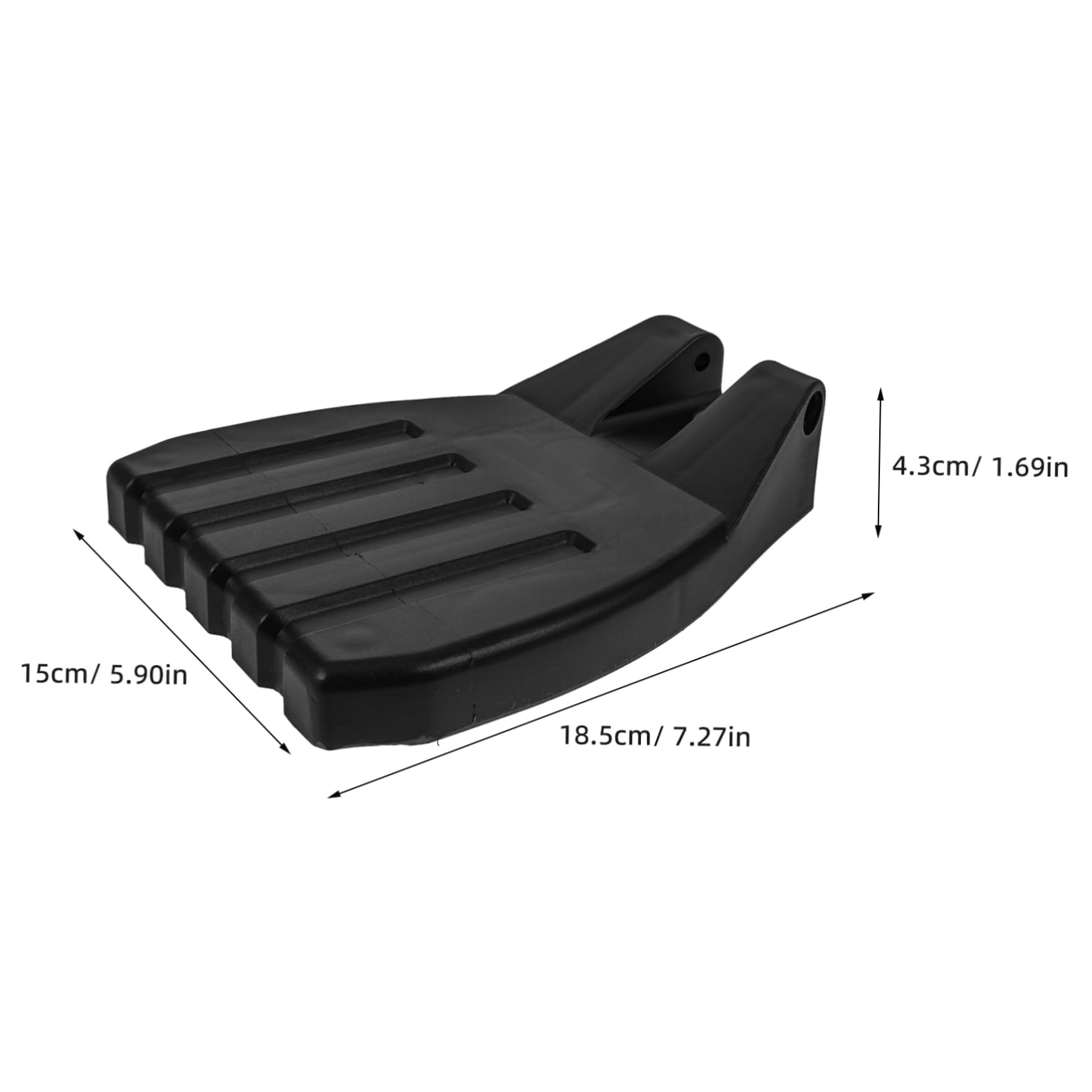 Beavorty Wheelchair Footrest Pedal Leg Pad Easy Install Universal Footrest for Wheelchair Accessories