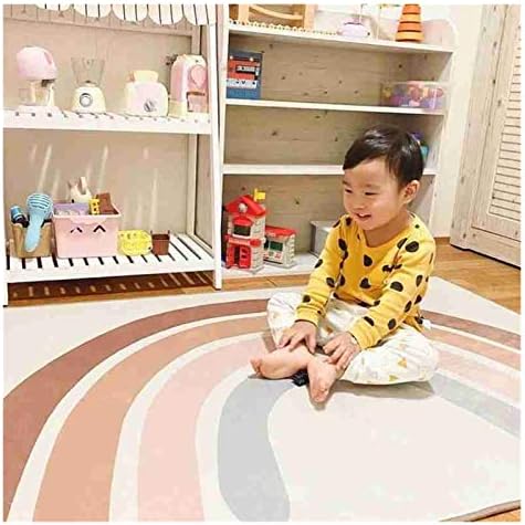 Carpet Cute Mat Baby Play Mats Kids Floor Climbing Rug Mat Children Playmat Nursery Decor Rugs for Bedroom 145 * 105cm (Color : A) 5 51p1cho91QL. AC