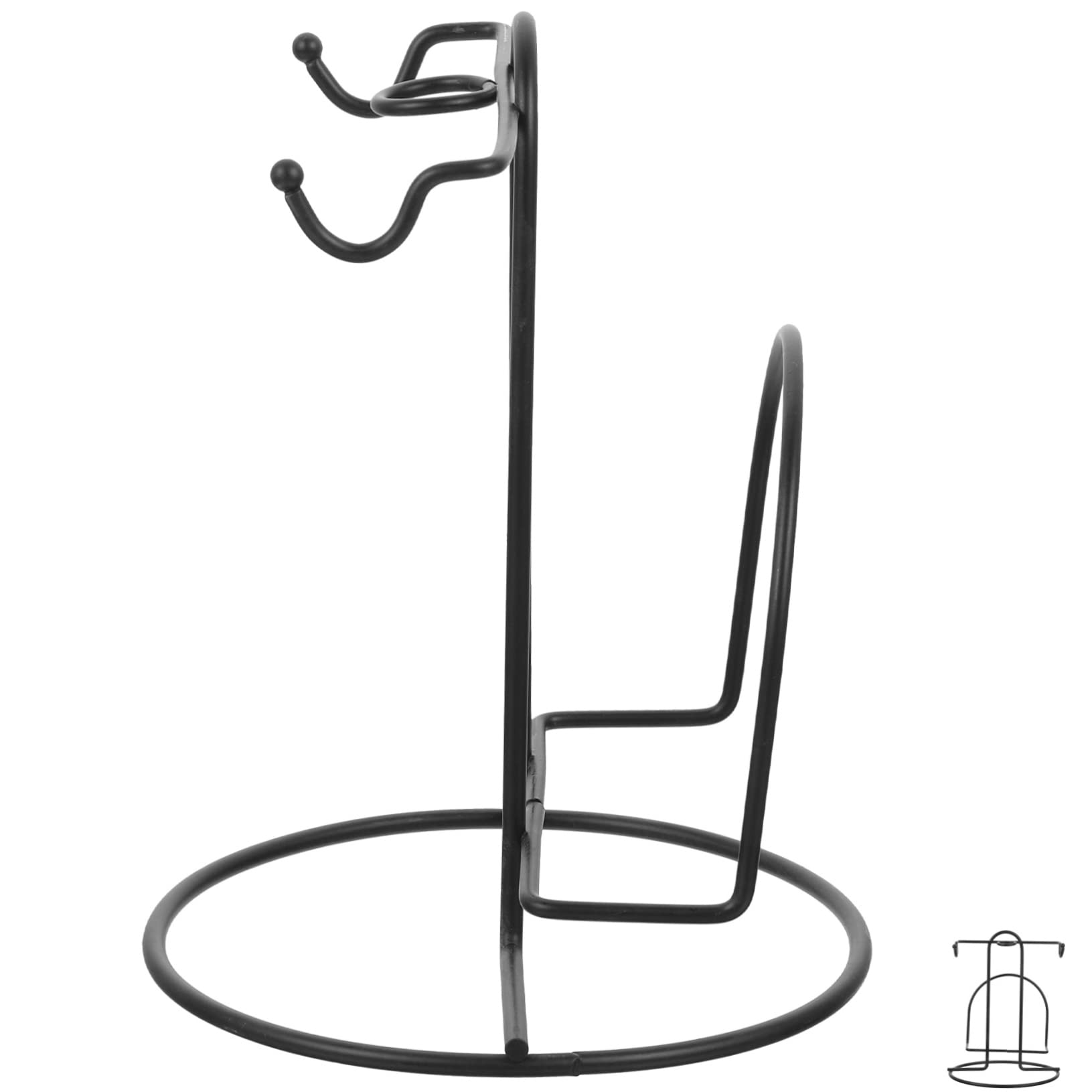 3 Piezas Soporte de Exhibición de Platos de Hierro para Tazas Organizador Estable y Elegante para Hogar y Oficina para Decoración y Almacenamiento de Bebidas