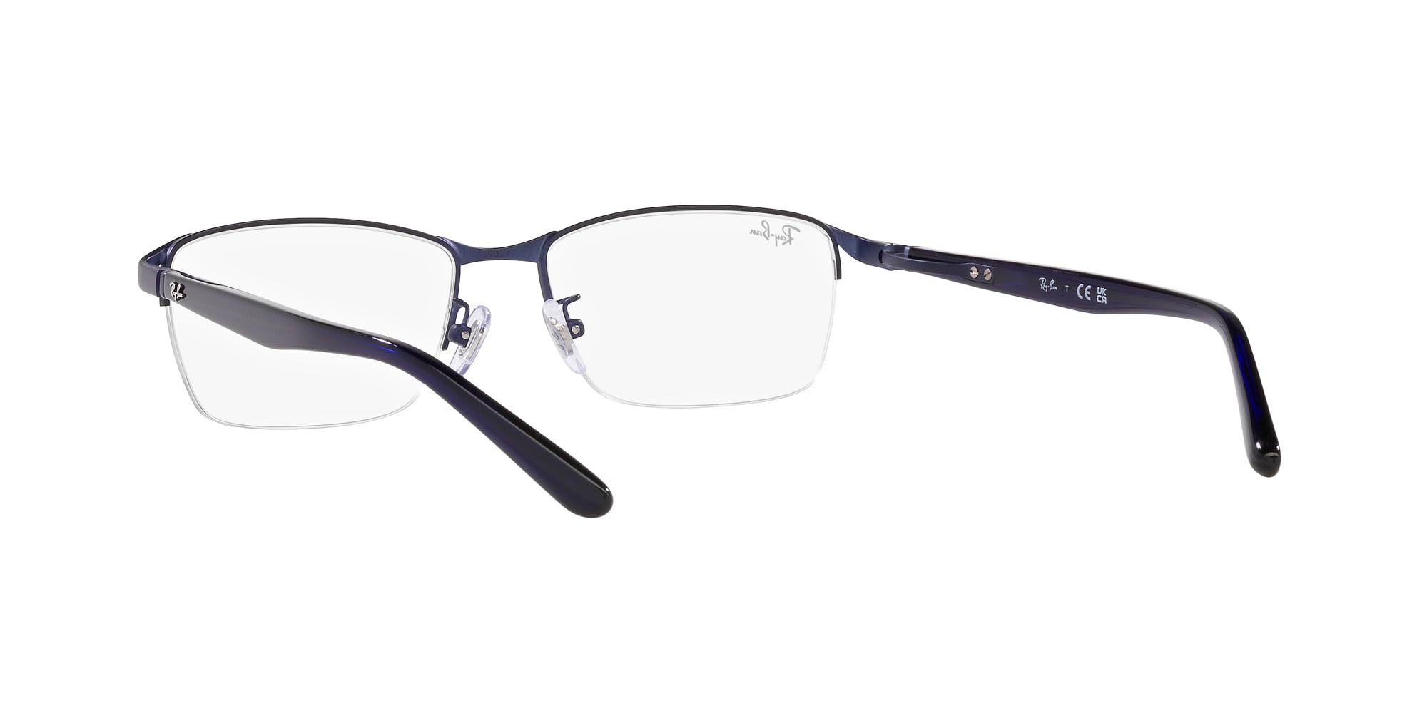 Ray-Ban Męskie prostokątne oprawki na okulary korekcyjne Rx6501d