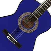 Chitarra Classica Mad About CLG1-44-PACK | Full Size Per Bambini E Principianti | Corde In Nylon E Custodia Inclusa | Accessori Essenziali