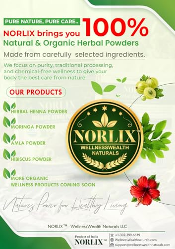 Polvo de Henna Herbal con Amla & Hibiscus 200 g miniatura 5