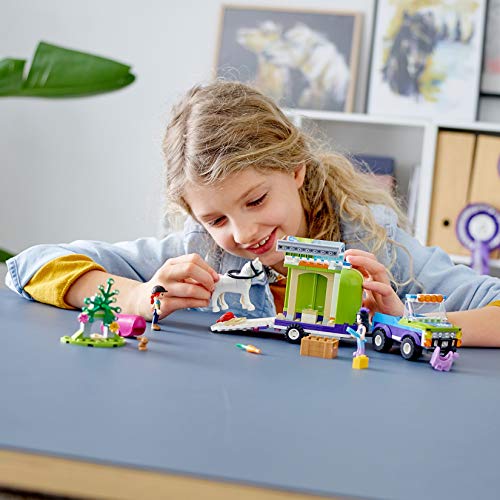 LEGO Friends - Remolque del Caballo de Mia Nuevo juguete de construcción de Coche con Remolque, incluye dos mini muñecas (41371)