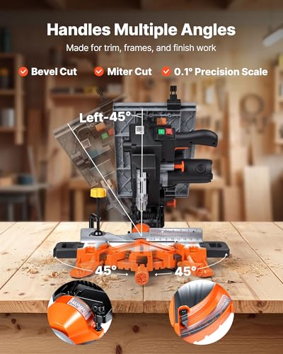 VEVOR 8-1/4 inch Miter/Table Saw