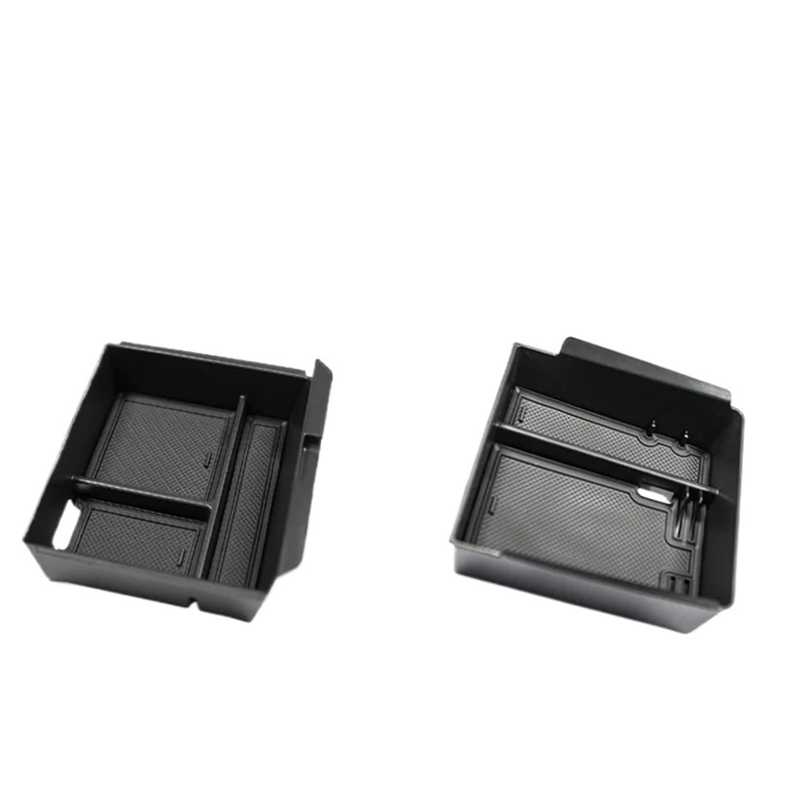 SHENHUO Car Armrest Box For Tesla For Model 3 Highland 2024 For Center Console Armrest Storage Box Flocking ABS Central Organizer(Set A)