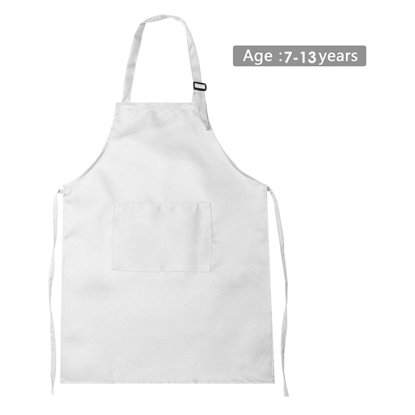 30 Piezas Conjunto de Delantal para NiñOs y Gorro de Cocinero Delantal de Cocina Infantil Ajustable para Cocinar y Pintar