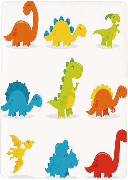 Amazon 壁紙 絵画風ポスター はがせるシール式 恐竜 かわいい 面白い恐竜セット漫画スタイルカラフルなコレクション子供保育園のテーマ 多色60x100cm インテリアシール 3d はがせる 剥がせる ステッカー シール ウォールステッカー オンライン通販