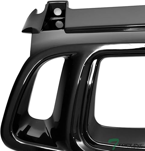 Miniatura 3 de Rejilla de parachoques delantero de malla de aluminio negro brillante ABS compatible con Subaru Impreza 04-05