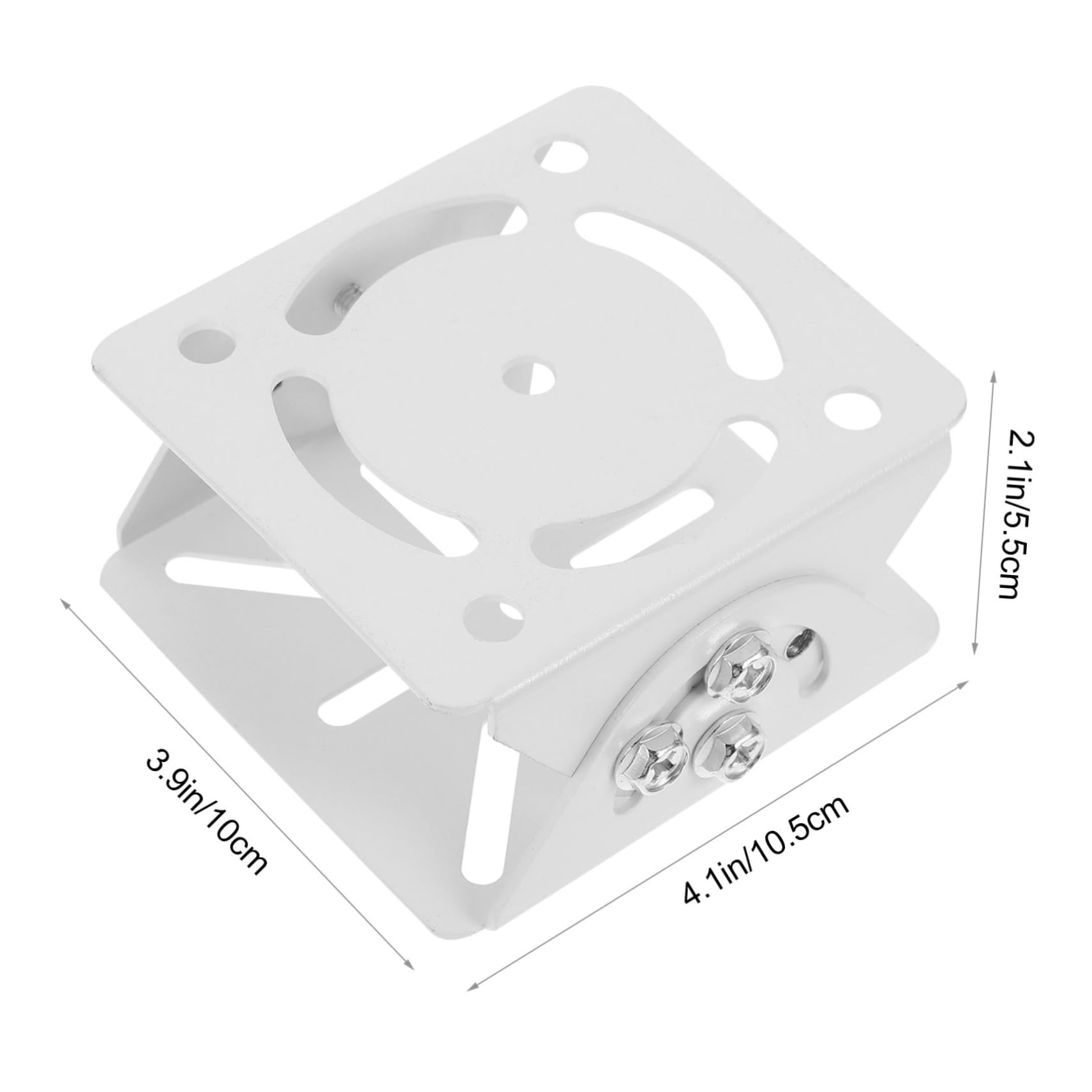 balacoo 3pcs Security Camera Fixing Stand Camera Desk Mount Pole Mounting Bracket Camera Wall Mount Base Bracket Holder Camera Mount Brackets Camera Support Stands White Steel