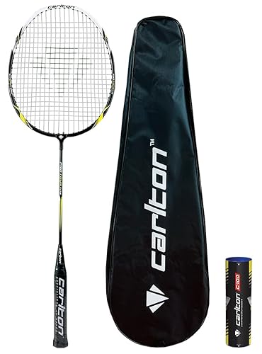 Carlton Pro Badminton Racket Series (Fury) with Cover and 6 Shuttles