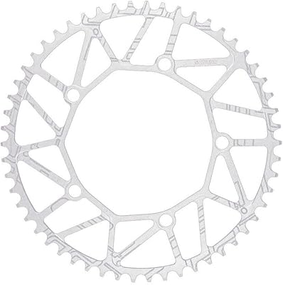 London Craftwork Ultra Lightweight 54T Chainring For BROMPTON Silver