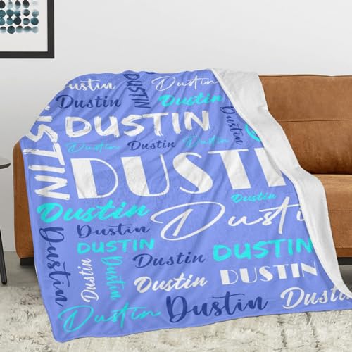 Personalized Blankets for Kids with Names Customized Blankets with Name for Adult Custom Blanket Gift for Birthday Christmas Valentines Day Gift