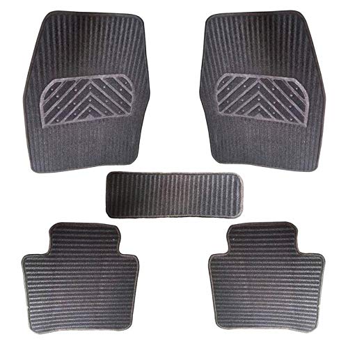 GOLSM MAT8 Car Floor/Foot Mats Black Universal Set of 5 for Hyundai
