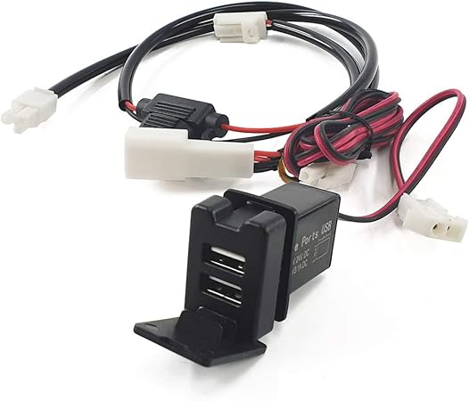 Amazon トヨタ 2usbポート シガーソケットから電源取出カプラ Usb電源供給 増設usb 5v 3 1a 青led点灯 蓋付き ヒューズ付き 約34mm 23mm トクトヨ Tokutoyo ソケット分配器 車 バイク Amazon トヨタ 2usbポート シガーソケットから電源取出カプラ Usb電源供給 増設usb 5v 3 1a 青led点灯 蓋付き ヒューズ付き 約34mm 23mm トクトヨ Tokutoyo ソケット分配器 車 バイク