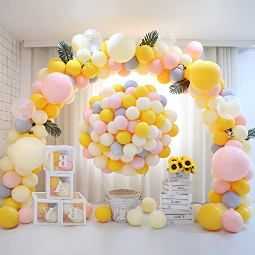 Image of Wokceer 9.2FT Wedding Arch Round Backdrop Stand Large Circle Balloon Arch