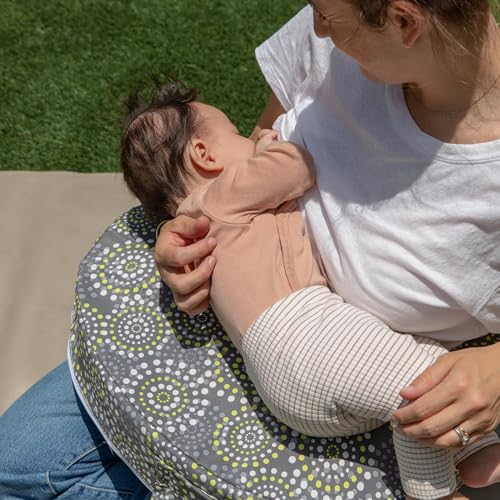 Image of My Brest Friend Original Nursing Pillow Cover - Slipcovers for Baby - Adjustable Fit, Easy Care, Durable - Original Nursing Pillow Not Included, Fireworks (Pack of 12)