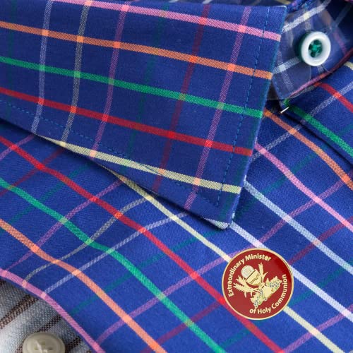 Image of Needzo Extraordinary Minister of Holy Communion Enamel Lapel Pin for Backpack, Jacket or Hat, Christian Religious Gifts for Women and Men, 1 Inch