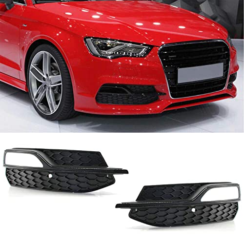 Grille de pare-chocs antibrouillard A3 S3 S-Line 2013-2016 cache inférieur gauche droit noir