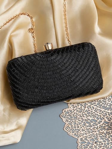 Image of THE TAN CLAN Glitz Hand Embroidered Party Clutches for women Purses Luxury Evening Handbags for ladies