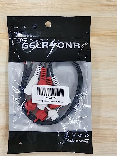 GELRHONR JST - Cavo audio per altoparlanti RCA da