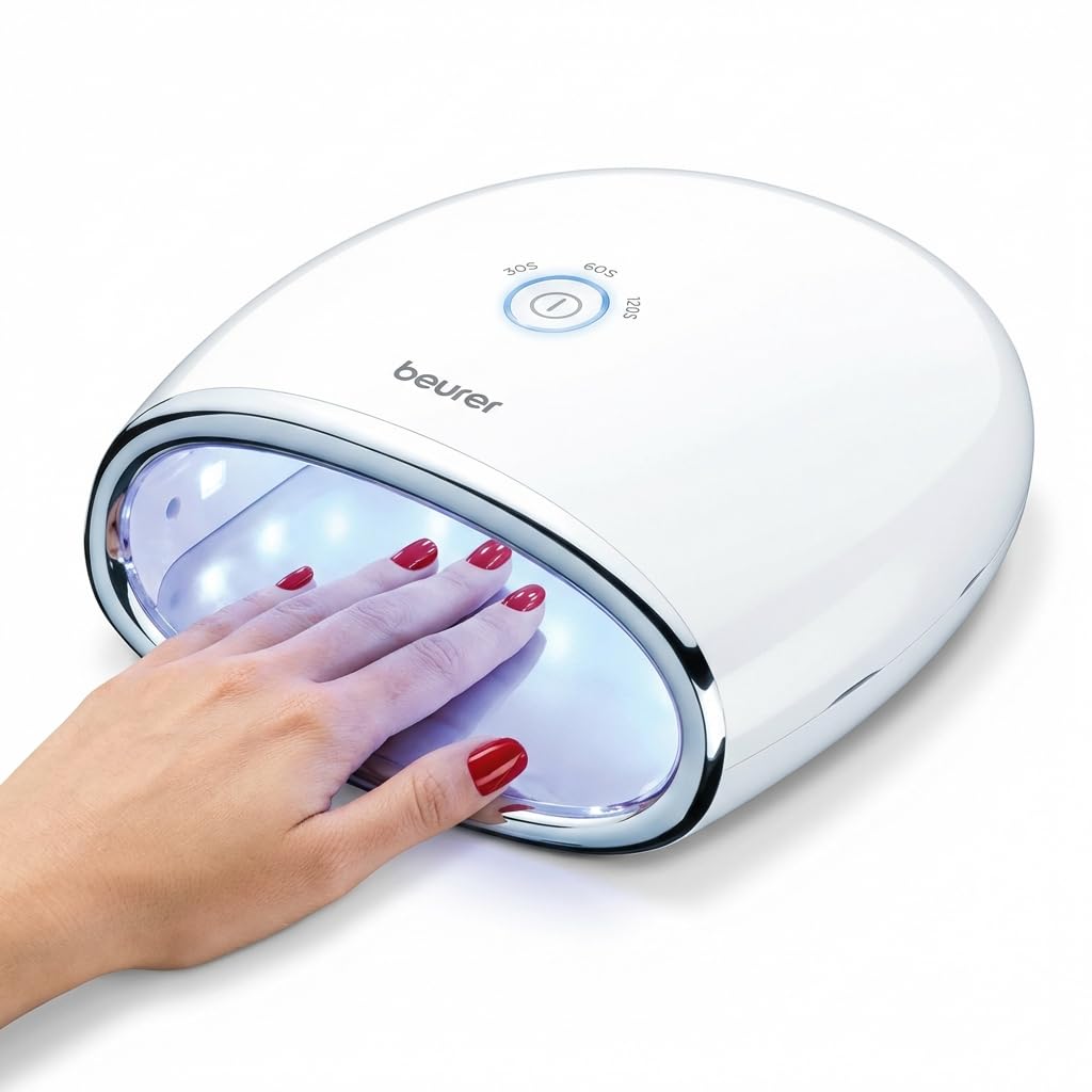 Beurer MP 48 UV/LED Nail Dryer for Curing with 3 Timer Settings