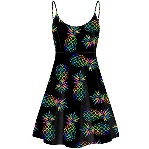 Image of Coloranimal Women's Summer Sleeveless Casual Swing Dresses with Loose Fit Beach Sundress