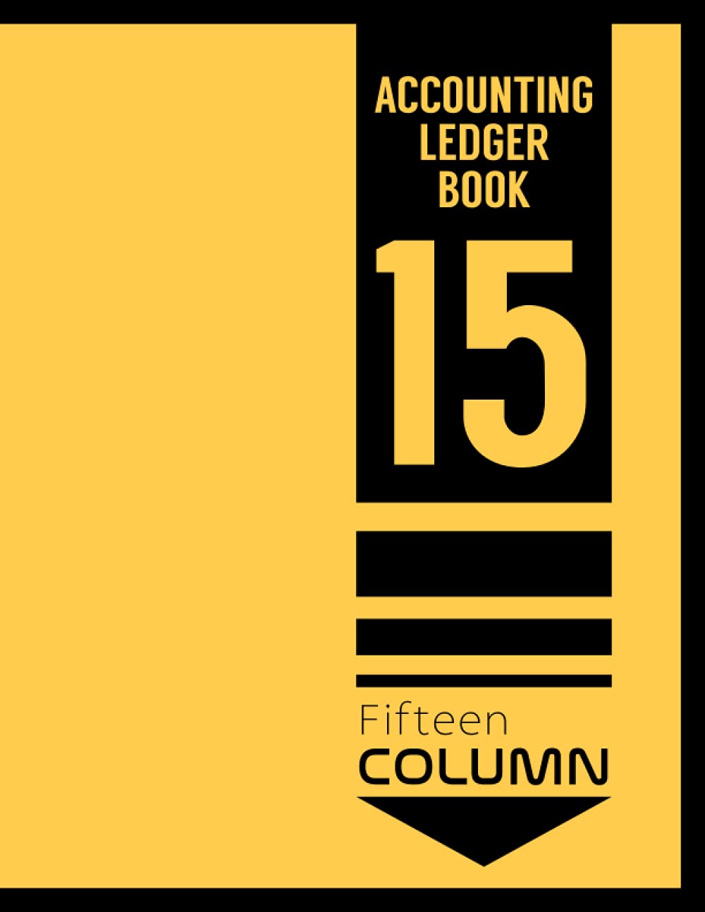 Accounting Ledger Book 15 Column: Bookkeeping Record Book, Blank Fifteen Column Register to Record Income, Expenses, Finances