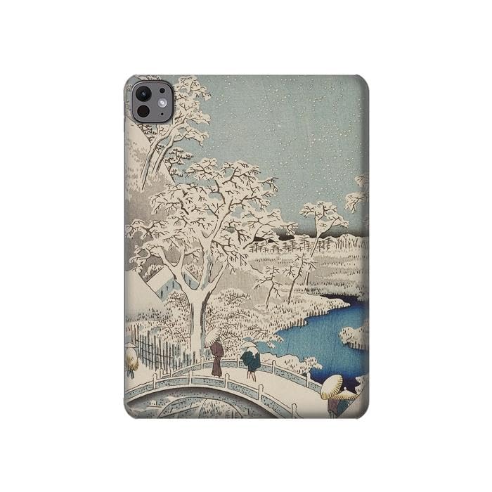 Etui iPad Pro 11 2024 Hiroshige Drum Bridge pour sublimer votre espace de travail