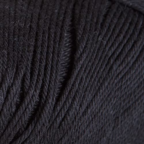 Image of Knit Picks Dishie Worsted Weight 100% Cotton Yarn - 100 g (Black)