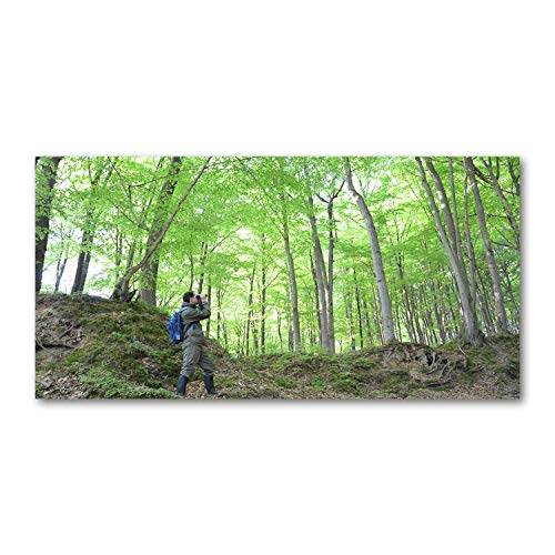 Fond de hotte vert Tulup 100x50cm | Ambiance forêt pour cuisine naturelle
