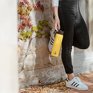 Groschechicagostainlesssteelteainfuserflaskbeveragebottlehotcolddrinkslooseleafteainfusertravelconveniencewaterbottle22flozyellow Urban Country Home Decor Grosche chicago stainless steel tea infuser flask beverage bottle hot cold drinks loose leaf tea infuser travel convenience water bottle 22 fl oz yellow urban country home decor