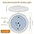 RVZONE RV Lights Interior, 5 Inch RV LED Ceiling Puck Light Dimmable 12 Volt LED Lights, 12V RV Puck Lights Led 4.5W Milky Frosted RV Ceiling Dome Light for Camper Van Trailer Boat