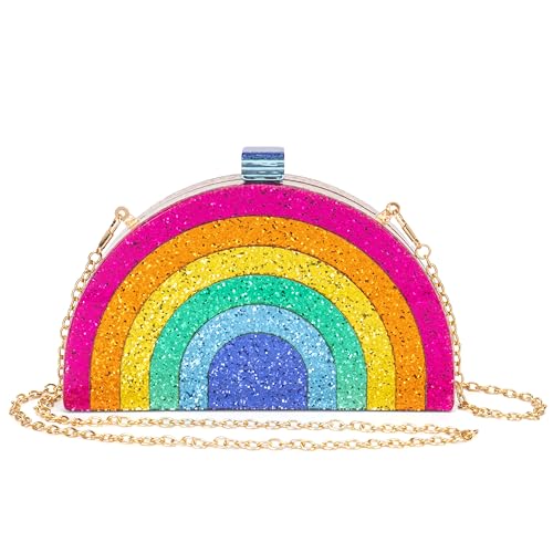 Image of Clutch Bag for Women Evening Bag with Detachable Chain Strap Gala Balls Purse for Wedding Cockatail