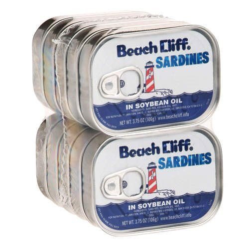 Beach Cliff Sardines 3.75 Oz. (Pack Of 10) Grocery