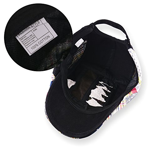 M Moacc Men Newsboy Hats Cotton Cap Beret Buckle Adjustable Cabbie Driving Hunting Hat Flat Caps,Black #8597 #TOP5