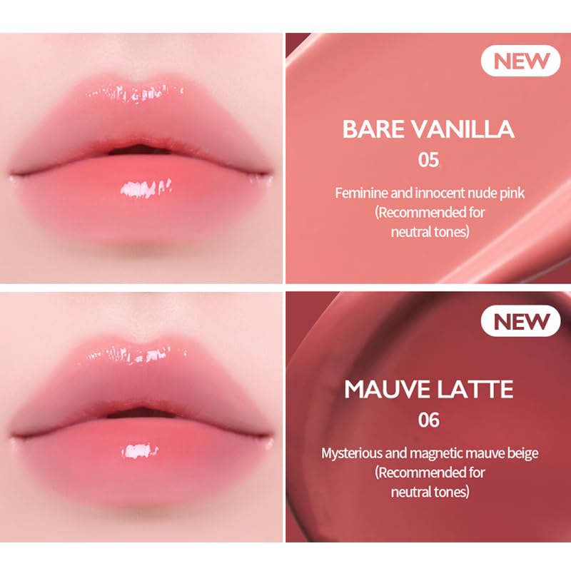 VIDIVICI Tint Glit Lip Tint | Lightweight Glossy Lip Tint, Sheer Shine & Hydration, Non-Sticky Comfortable Wear, 0.12 oz (3.6 g) (Fallling Brown) - Image 4