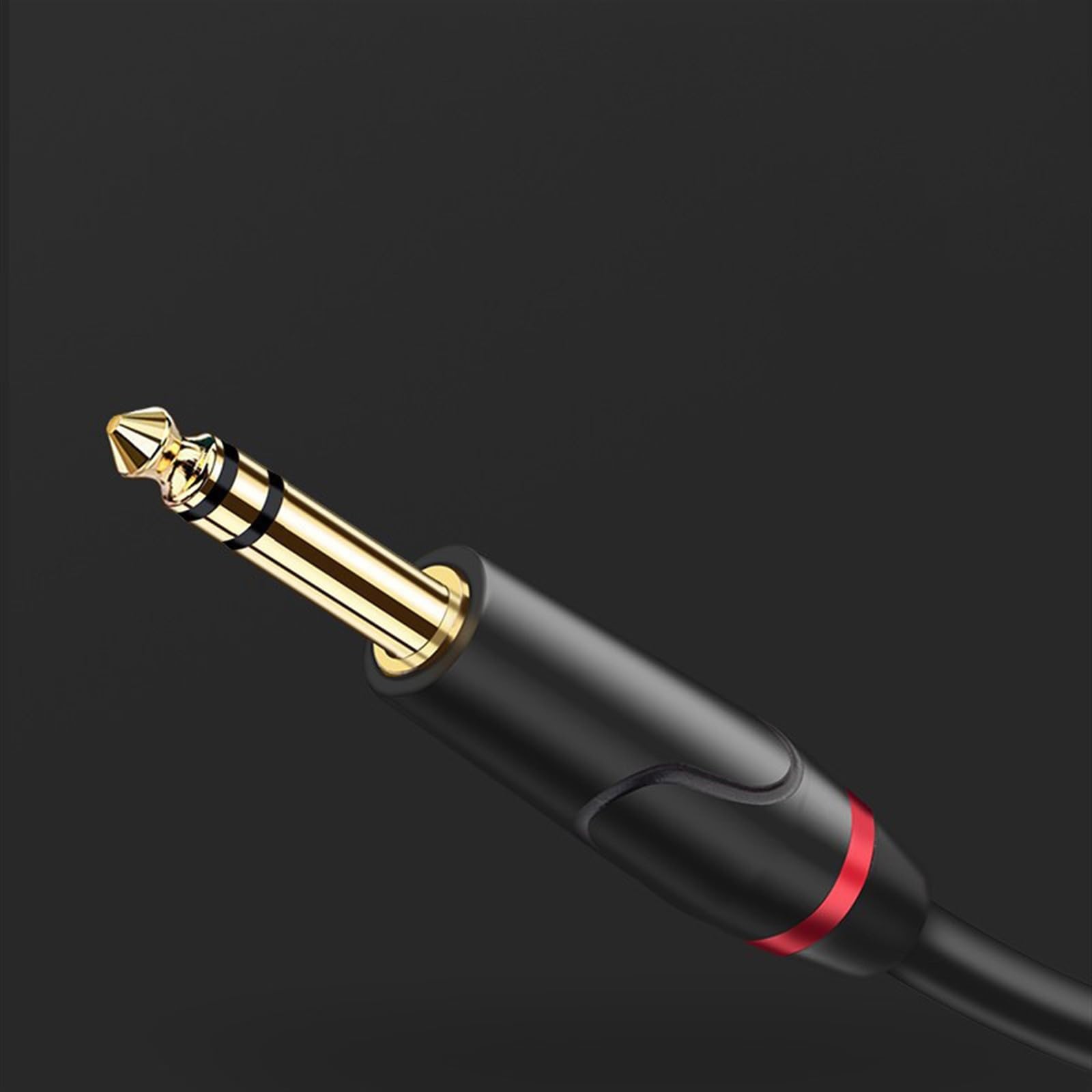 Przewód połączeniowy audio 6,35 mm 3-rdzeniowy męski na dwukanałowy kabel audio do wzmacniacza miksującego gitarę 0,5-10 m(5m)