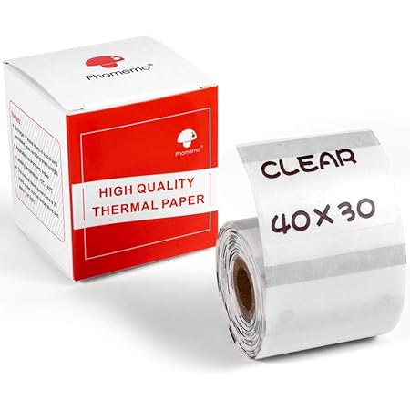 clear adhesive labels printing