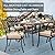 AIWOEN 7-Piece Cast Aluminum Patio Furniture, Patio Dining Set for 6 Include 59" Rectangular Outdoor Dining Table and 6 Stackable Chairs with Cushions & Umbrella Hole (Bronze)
