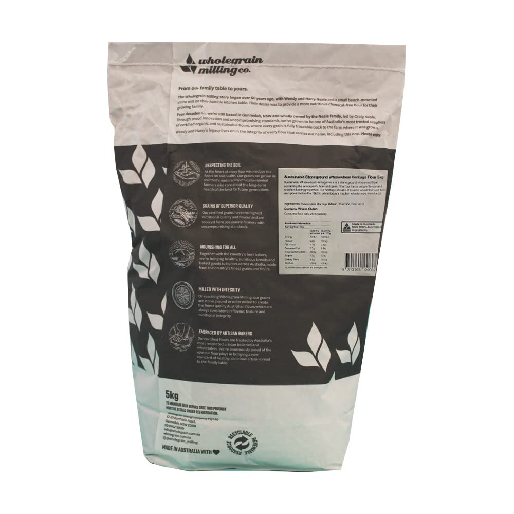 wholegrain milling heritage flour