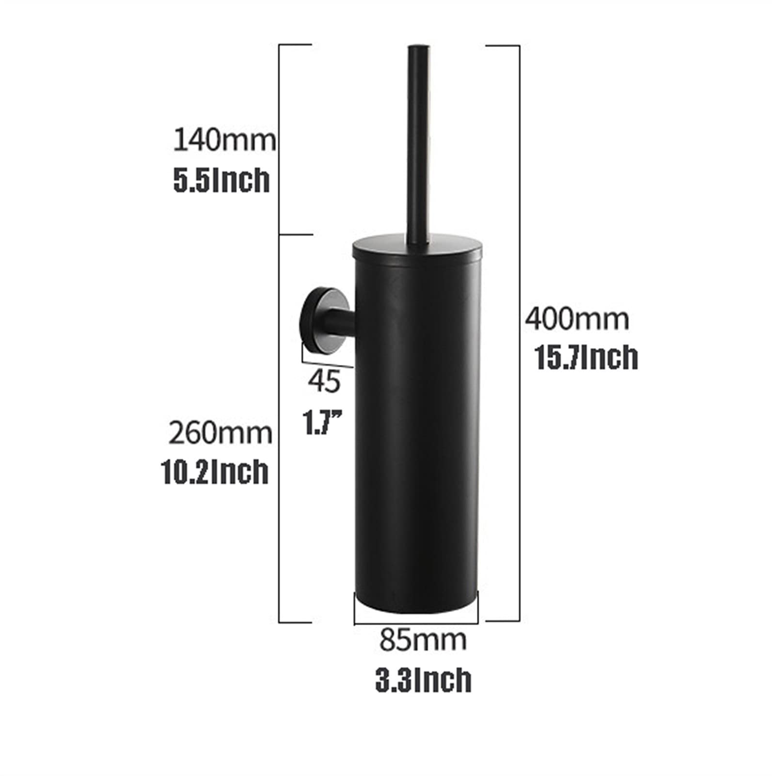 Juego de cepillos de baño para Pared con Estropajo Suave y Soporte, Material SUS304 Negro, Limpieza sin rayones, Ahorro de Espacio y Almacenamiento.